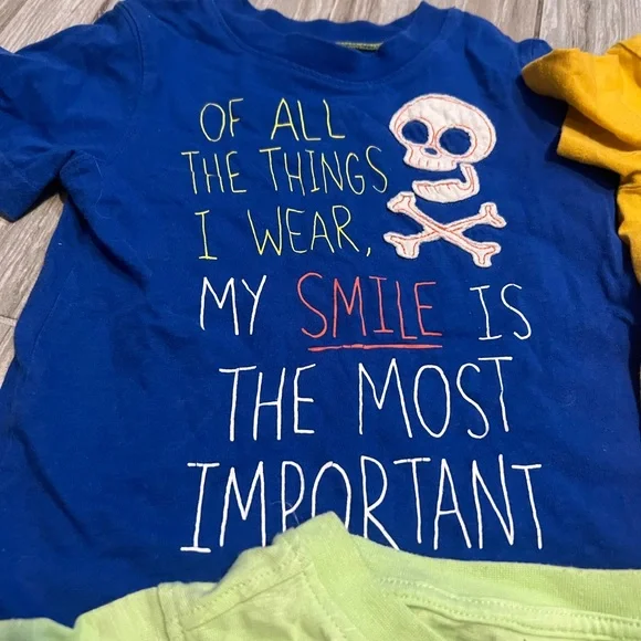 Kids Short Sleeve Graphic Tees - Set of 5 - Picture 2 of 6